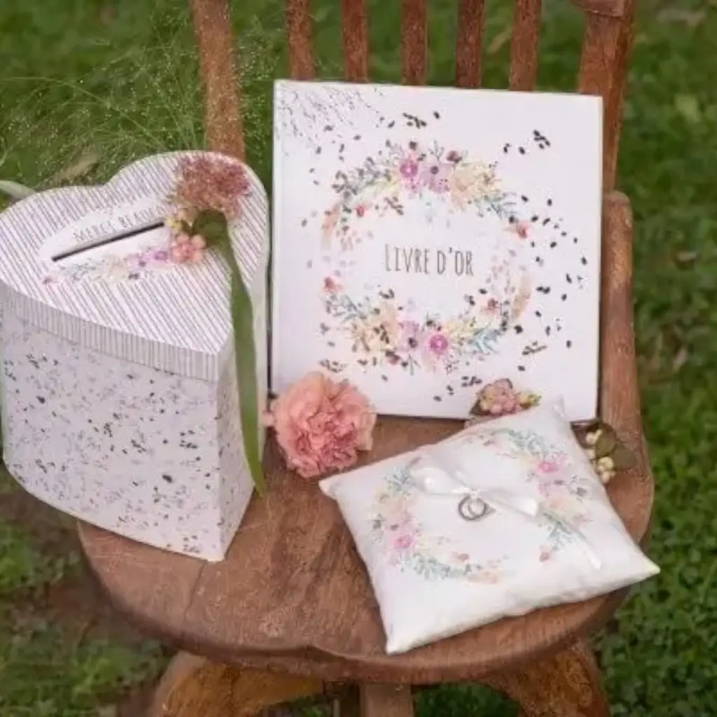 Tirelire mariage Merci Beaucoup -  20x20x20cm 