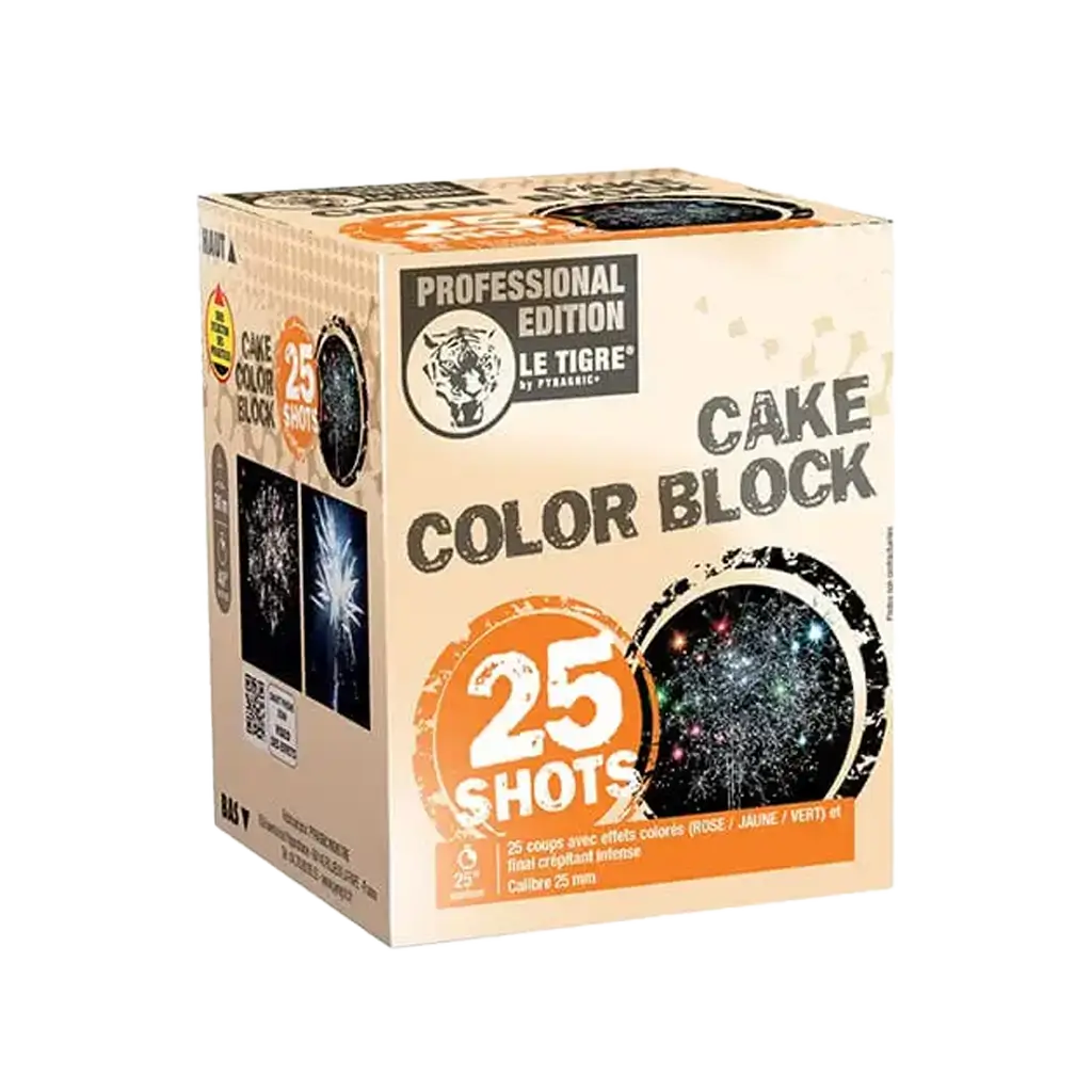 FEU D’ARTIFICE COMPACT COLOR BLOCK - LOT DE 8