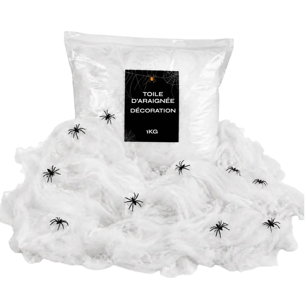 TOILE D'ARAIGNEE IGNIFUGEE - 1KG