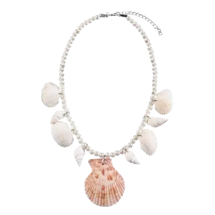 Collier de Sirène Coquillages et Perles