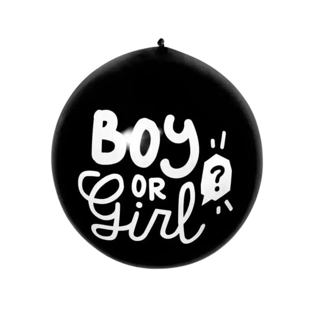 Ballon confettis 'Boy or Girl' CONFETTIS ROSES