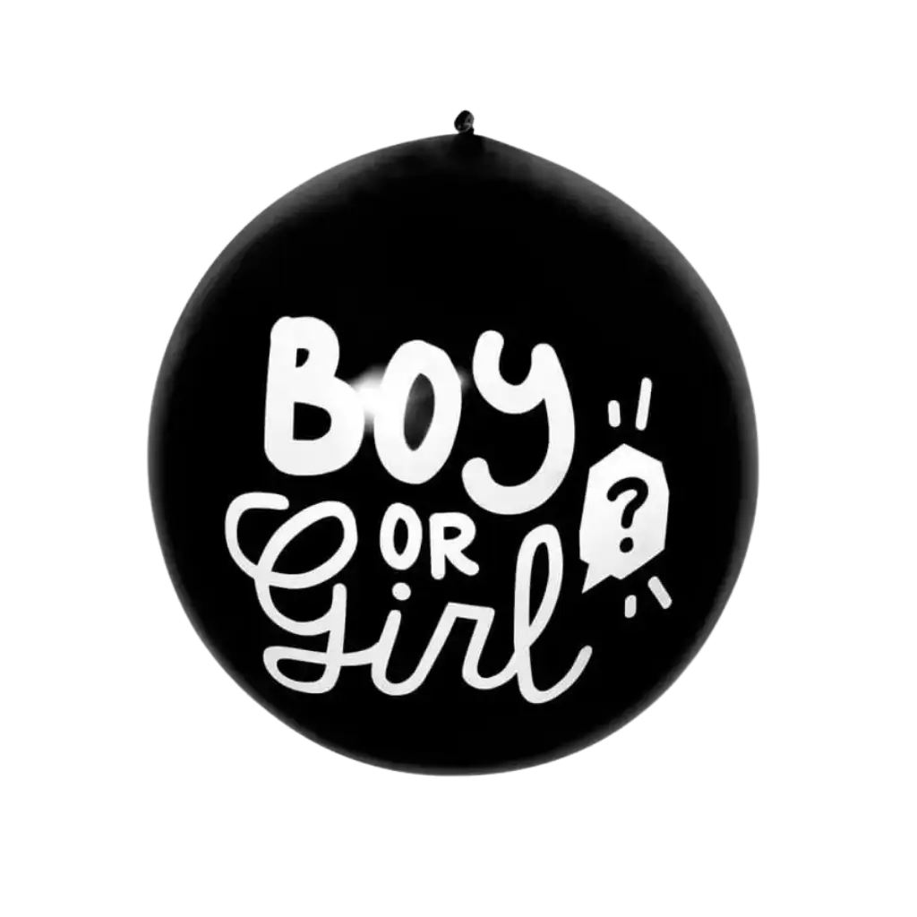 Ballon confettis &#39;Boy or Girl&#39; CONFETTIS BLEUS