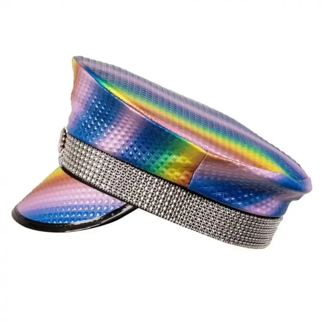 Casquette Multicolore avec Strass