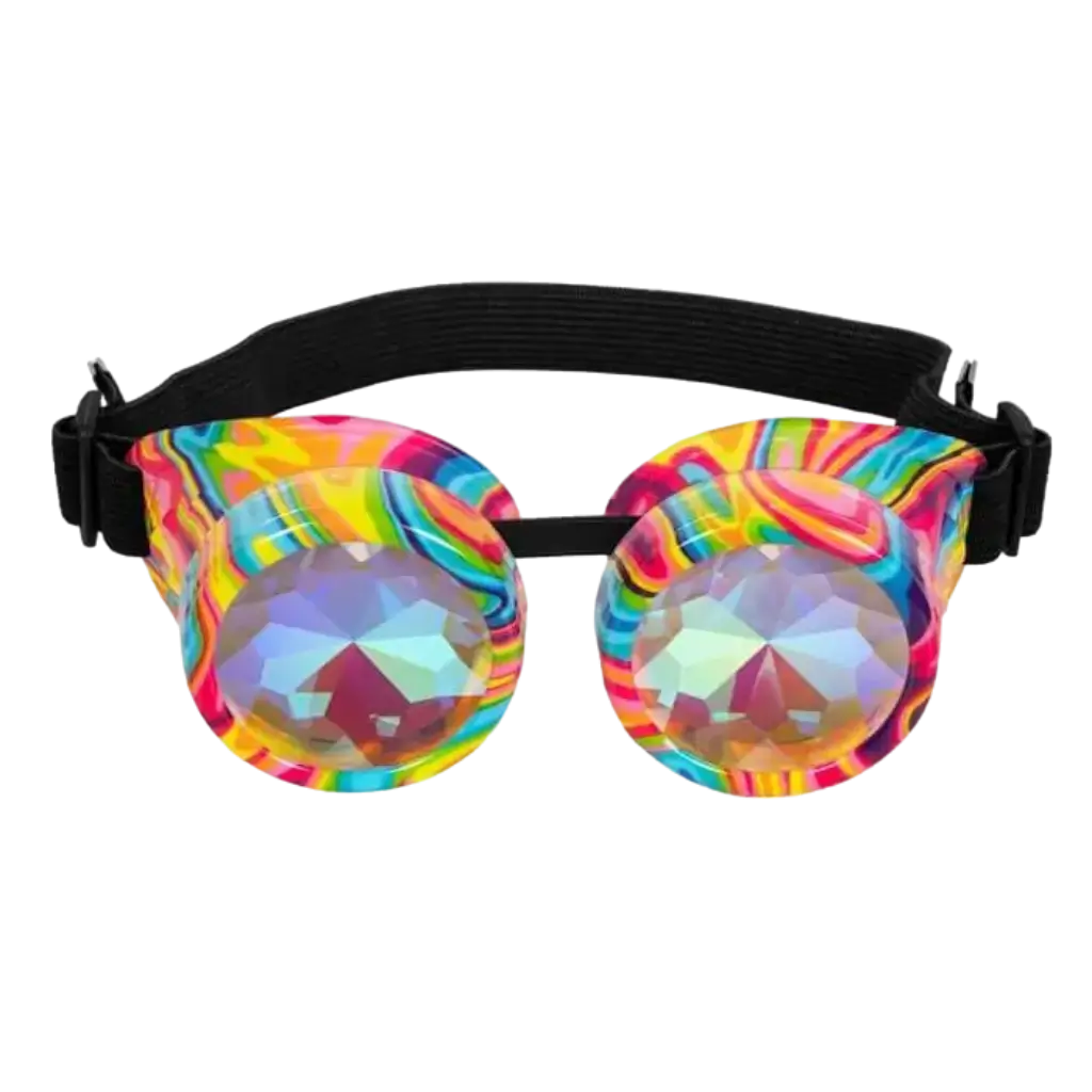 Lunettes Steampunk Rainbow