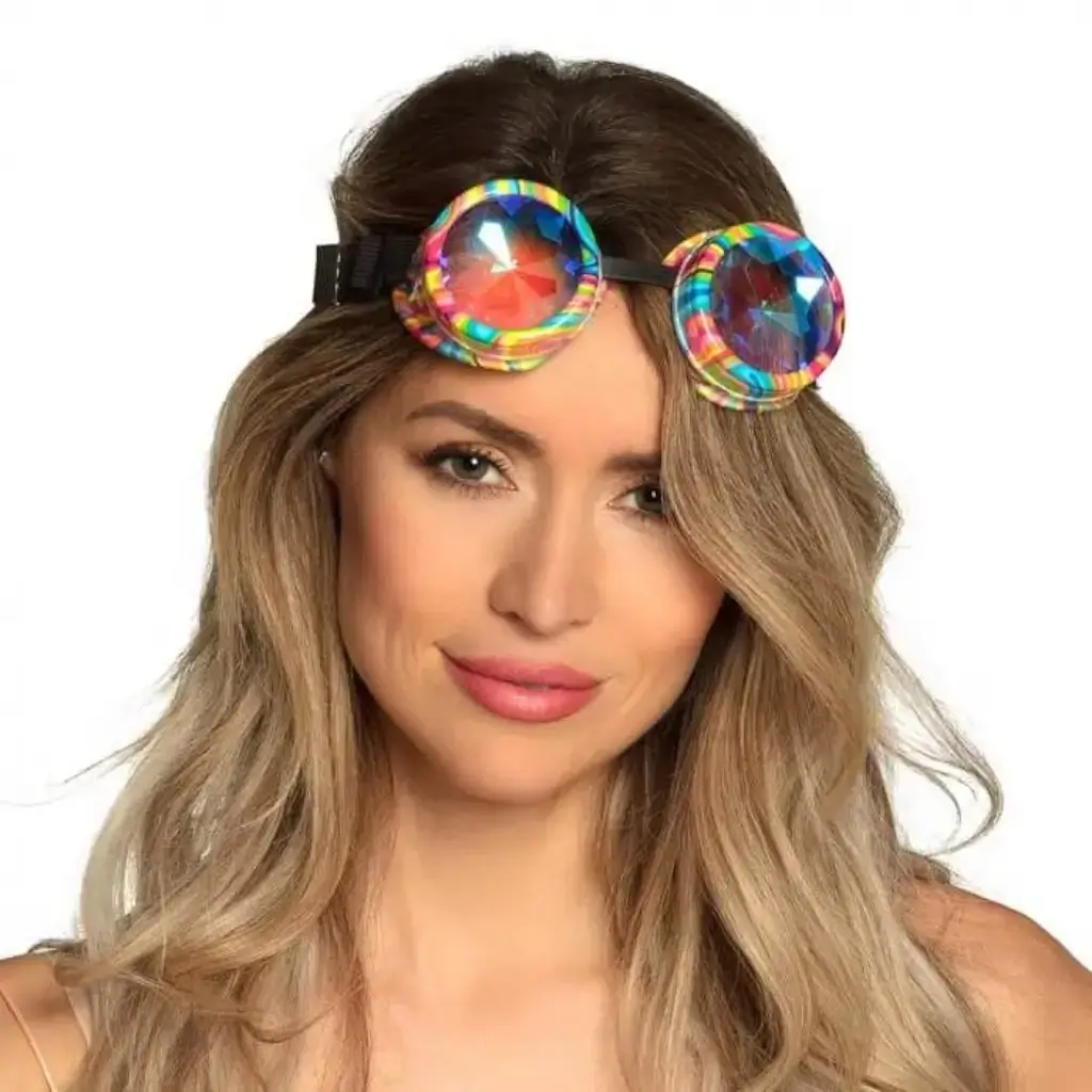 Lunettes Steampunk Rainbow
