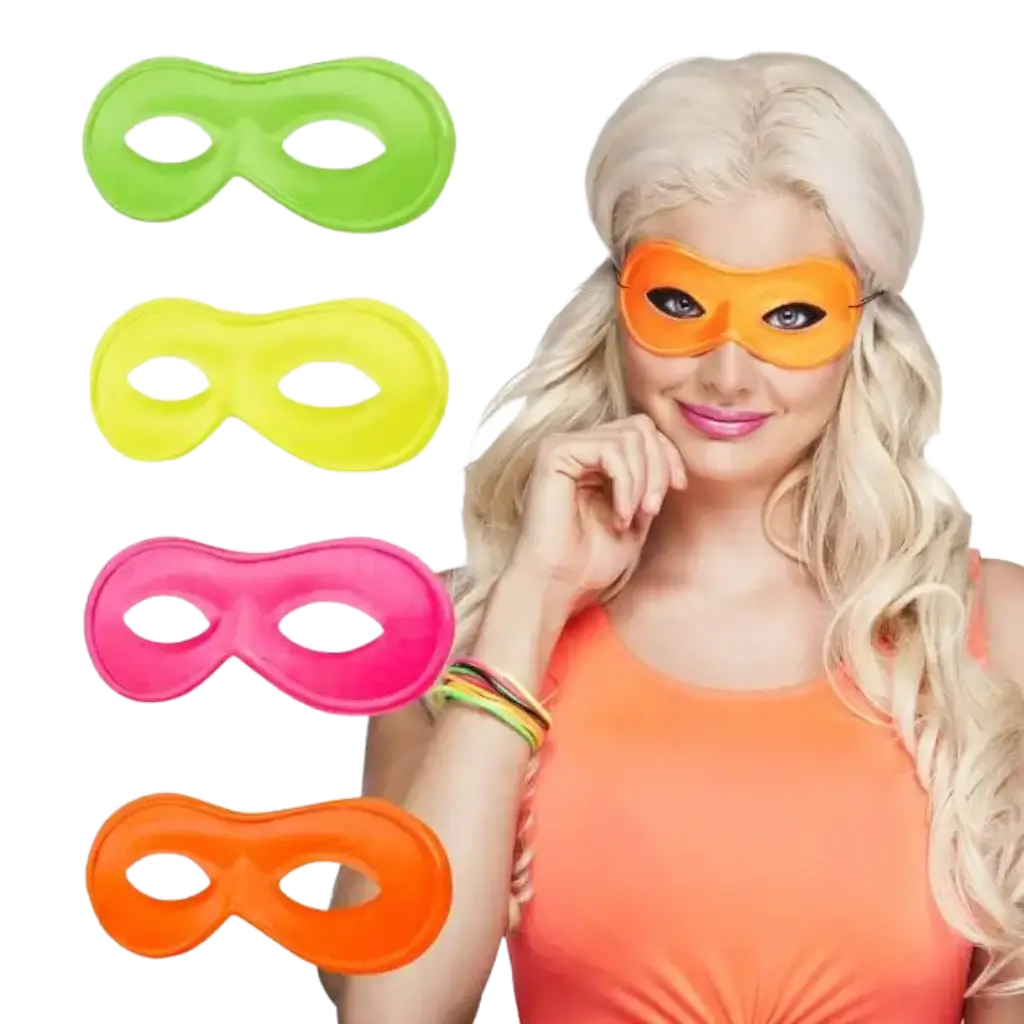  Assortiment de Masques Fluos (lot de 4) 