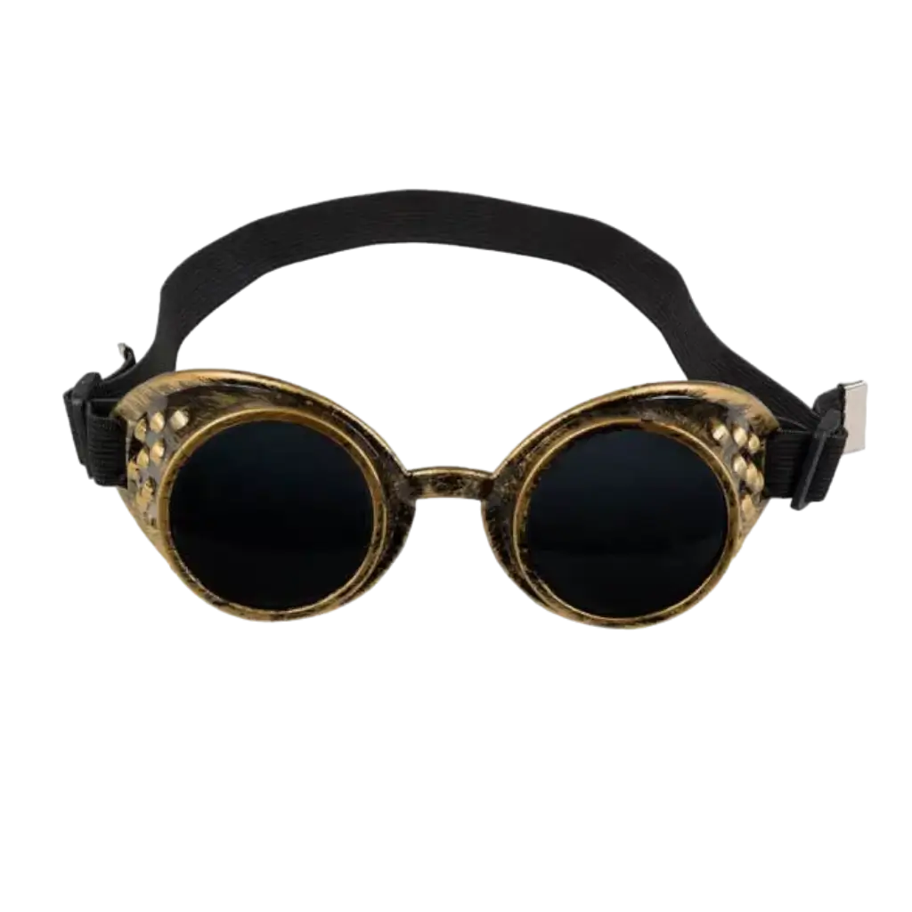 Lunettes Steampunk laiton et noir