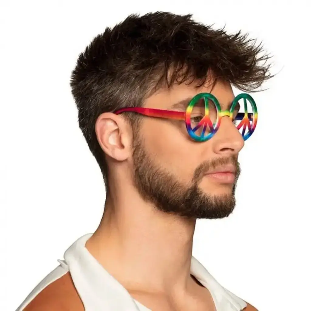 Lunettes Hippie multicolore (lot de 3)