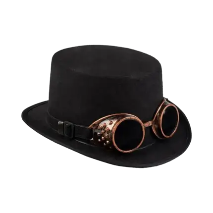 Chapeau Steamgoggles noir