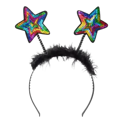 Serre-tête étoiles Multicolore