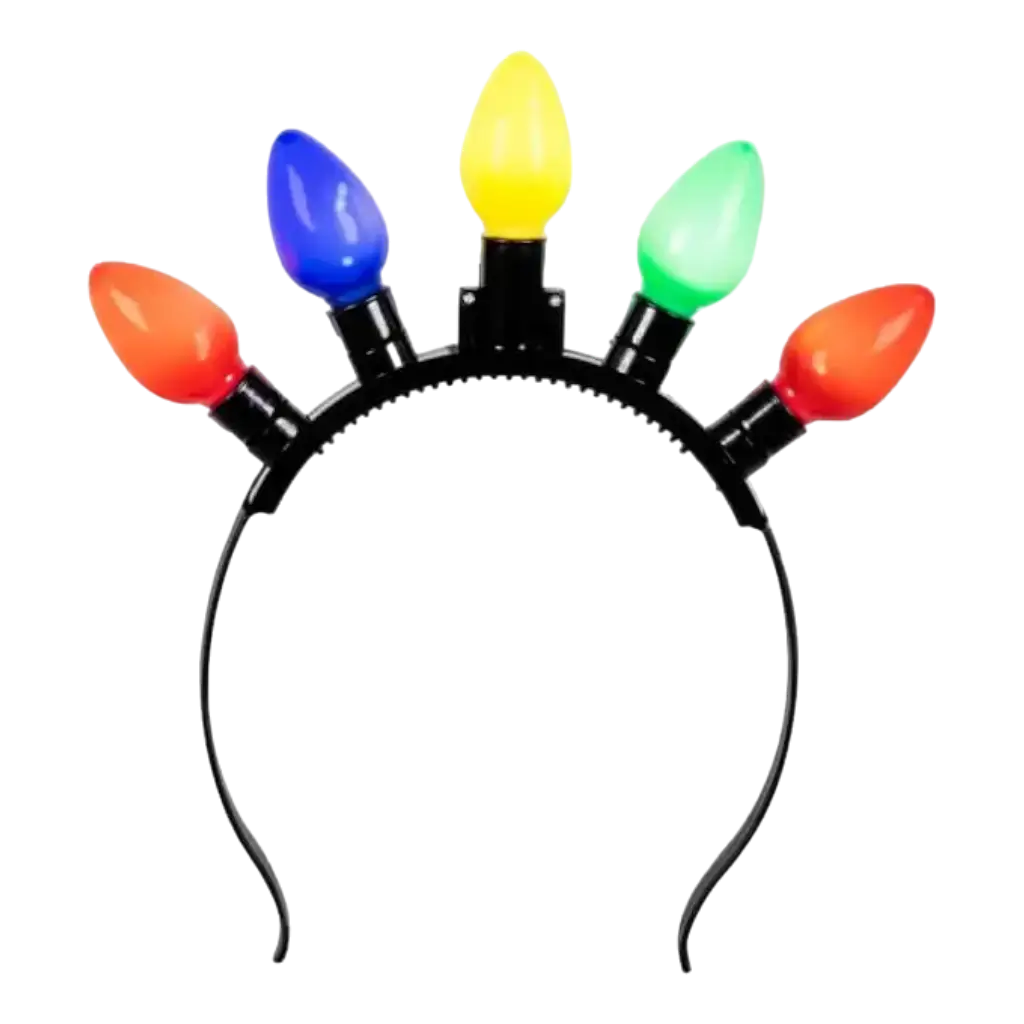 Serre-tête Ampoules multicolor lumineuses 