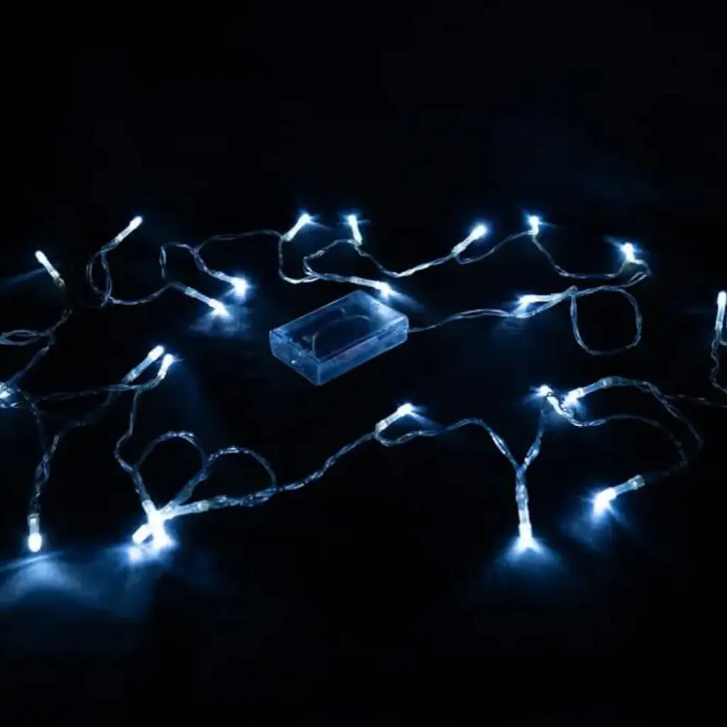 Guirlande Lumineuse de 30 LED Blanc 3.8m