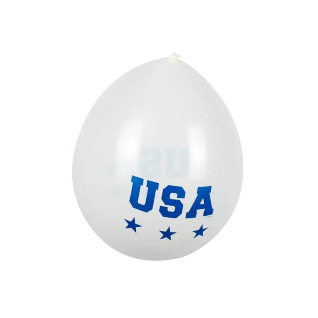 Ballon en Latex USA (lot de 6)