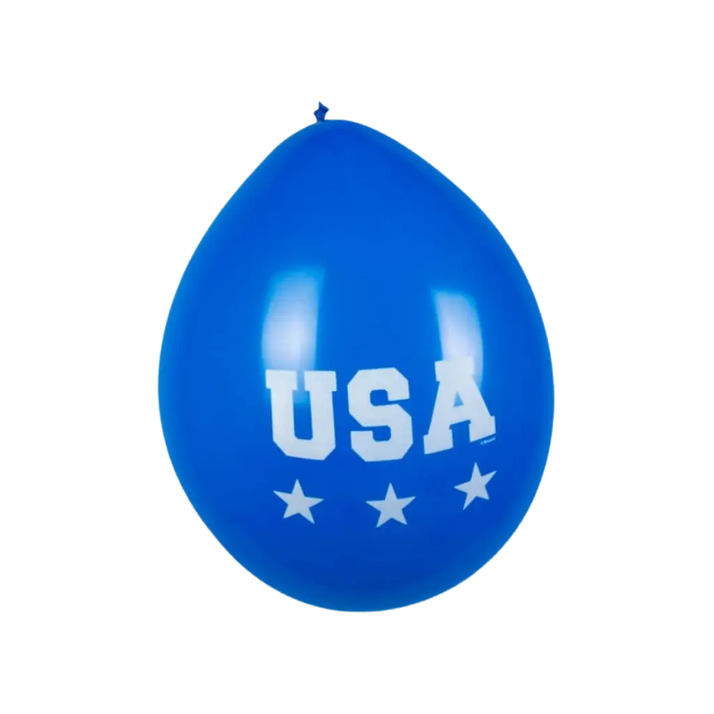 Ballon en Latex USA (lot de 6)