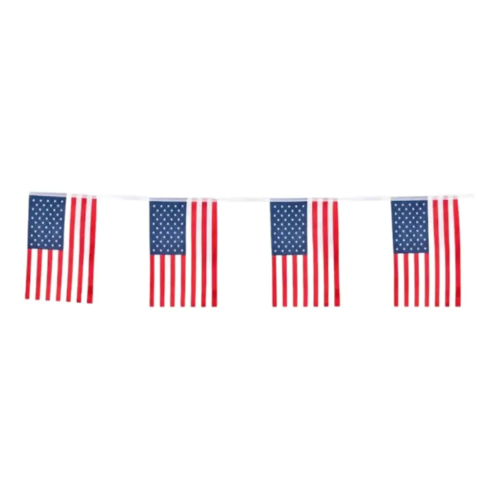 Guirlande de petits drapeaux des USA