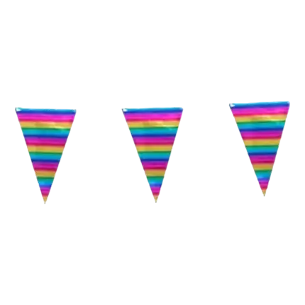 Guirlande Ronde En Papier Fluorescent - 4 Pièces De 4 Mètres - Décoration Arc-en-ciel Pour Mariage, Halloween, Noël, Anniversaire