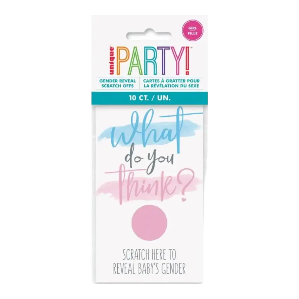 10 cartes à gratter - Boy or Girl ? - Fille
