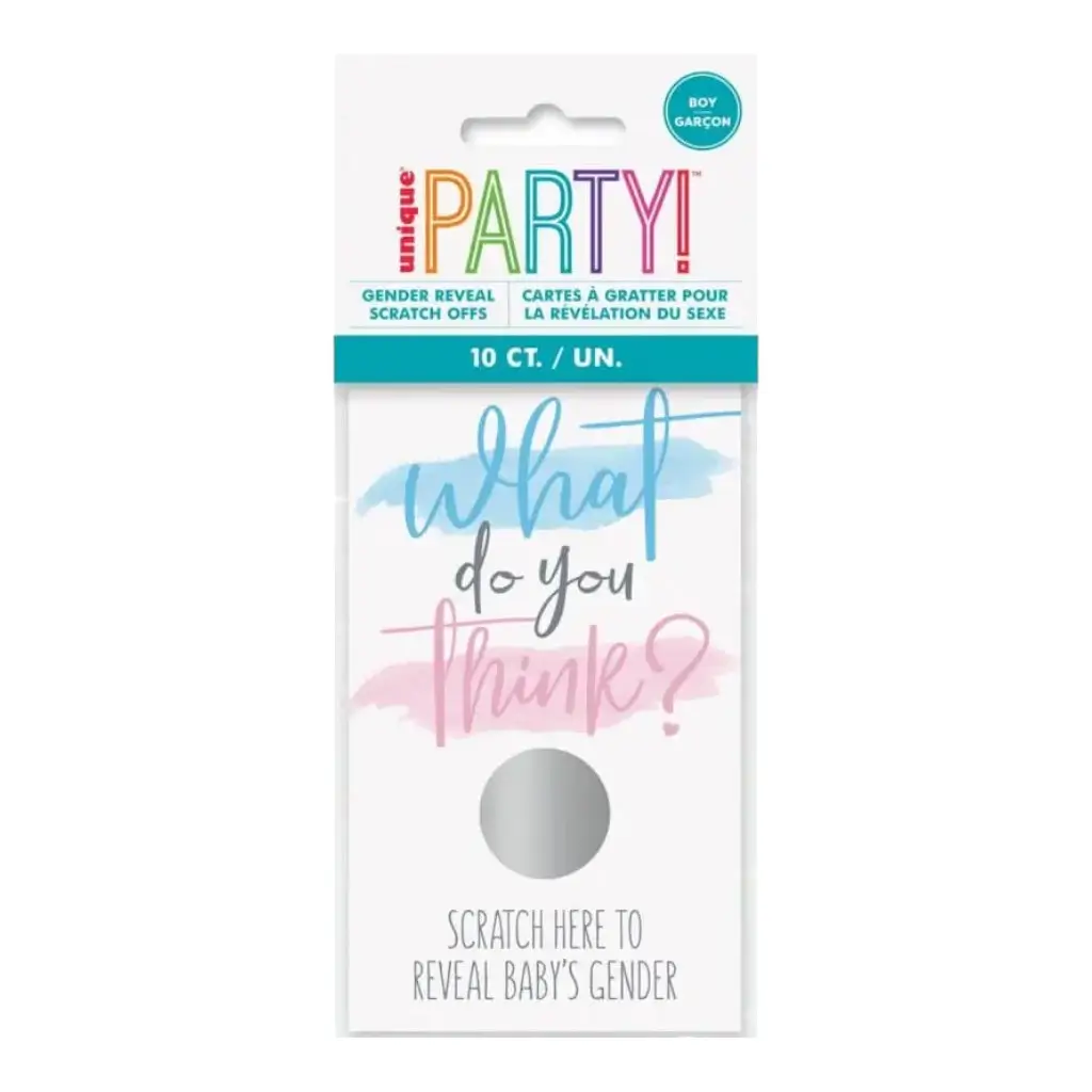 10 cartes à gratter - Boy or Girl ? - Fille
