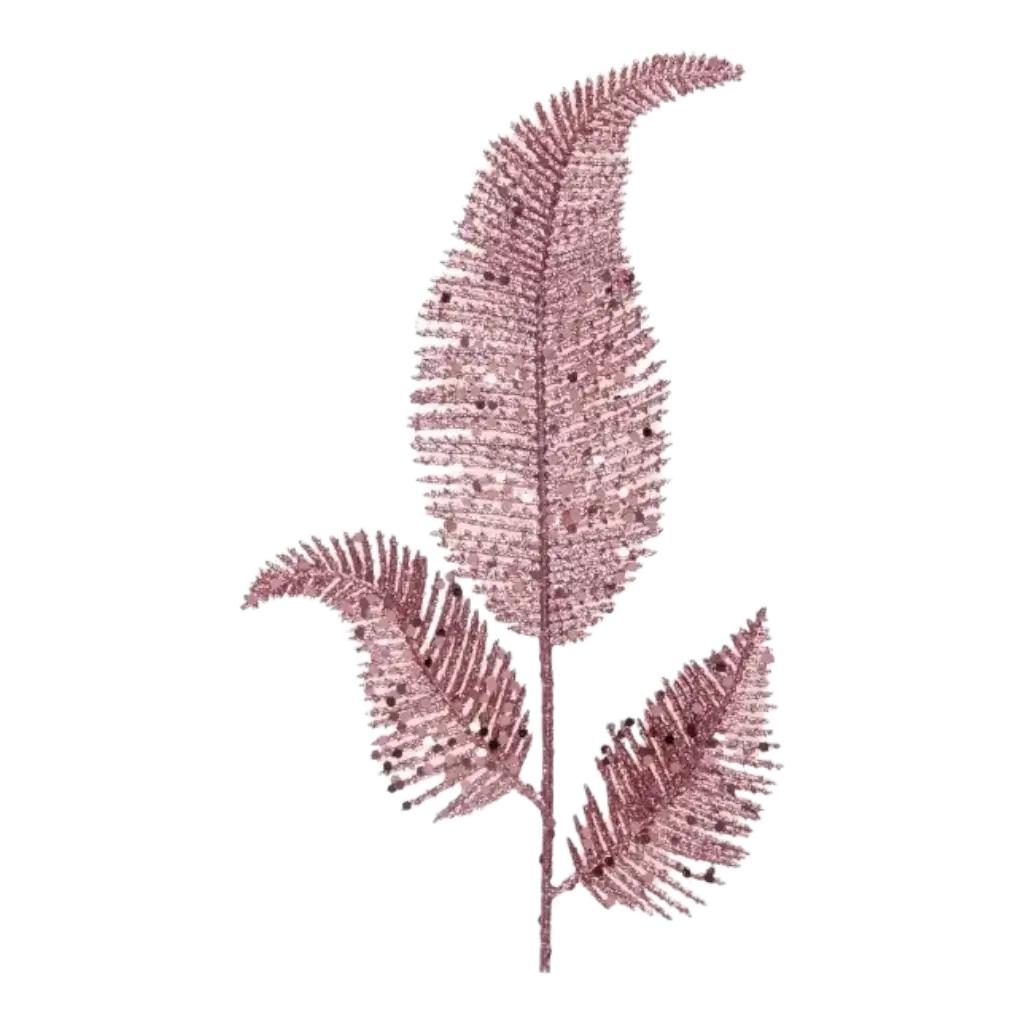 feuilles de palme sur tige - Décoration - Rose Gold - 18x25c