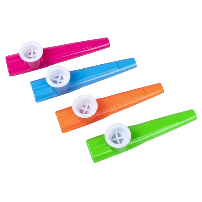 Kazoos colorés (lot de 4) 