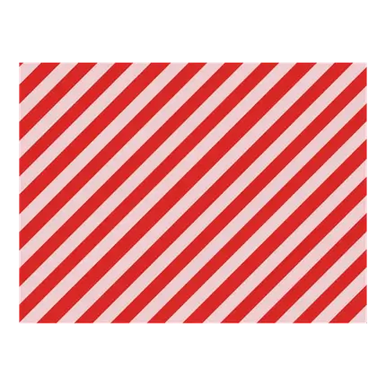 Papier cadeau - Rayures roses et rouges - 70x200cm