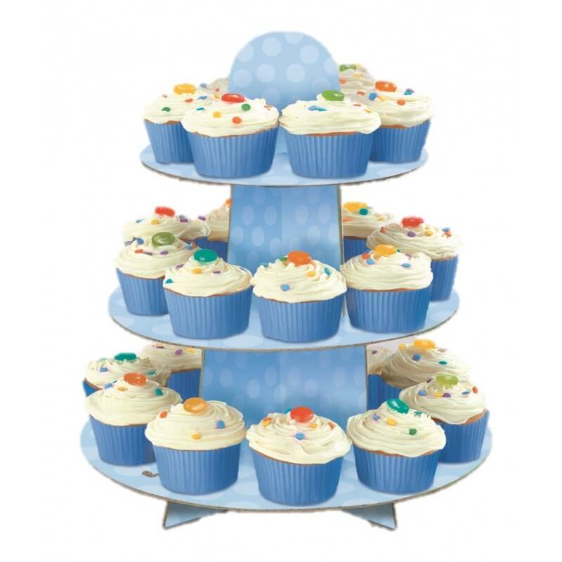 Présentoir à Petits Gâteaux - Bleu