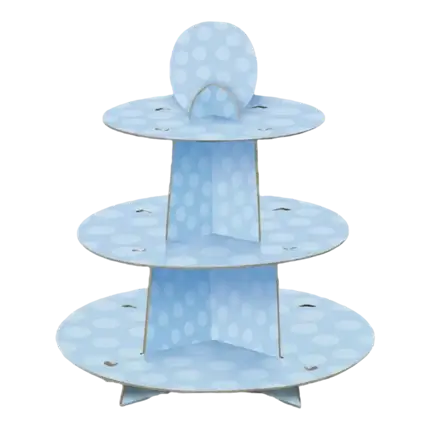 Présentoir à Petits Gâteaux - Bleu