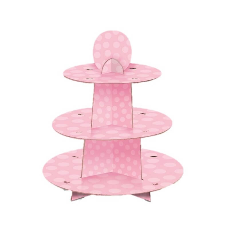Présentoir à Petits Gâteaux - Rose
