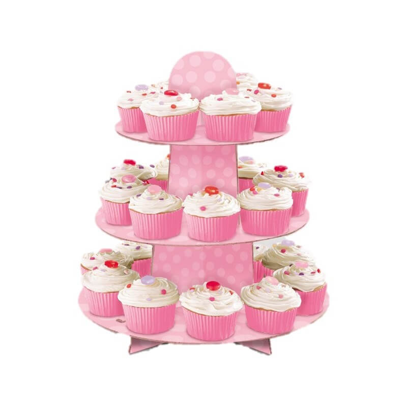 Présentoir à Petits Gâteaux - Rose