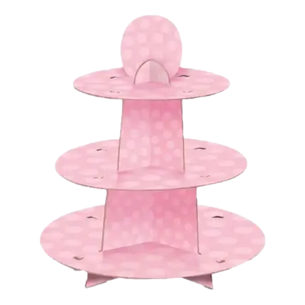 Présentoir à Petits Gâteaux - Rose