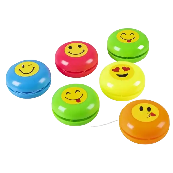 Yo-Yos smiley (lot de 6) 