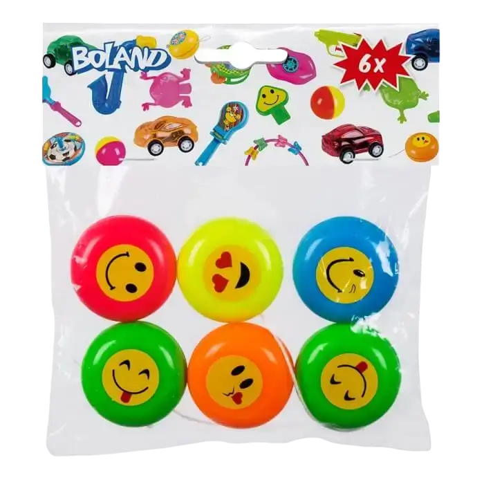 Yo-Yos smiley (lot de 6) 