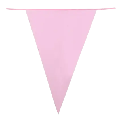 Guirlande de Fanions Rose pale