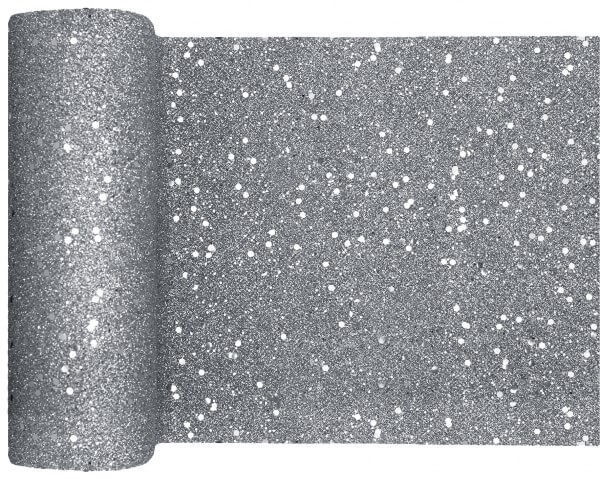 Chemin de table ARGENT Pailleté 5 mètres 