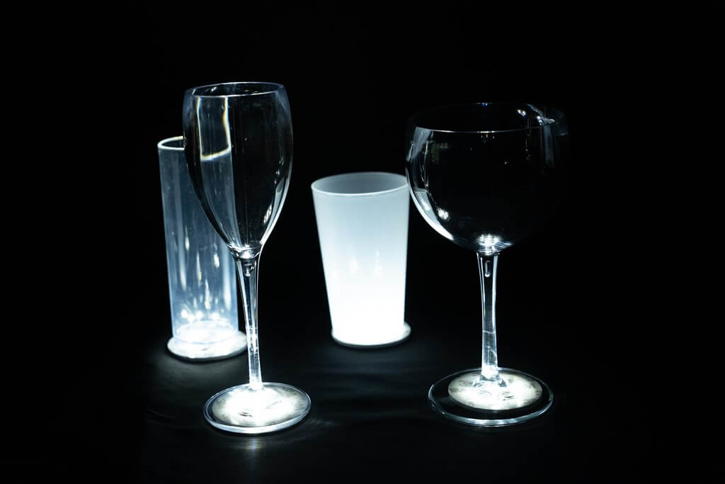 Autocollant LED pour Bouteille ou Sous Verre
