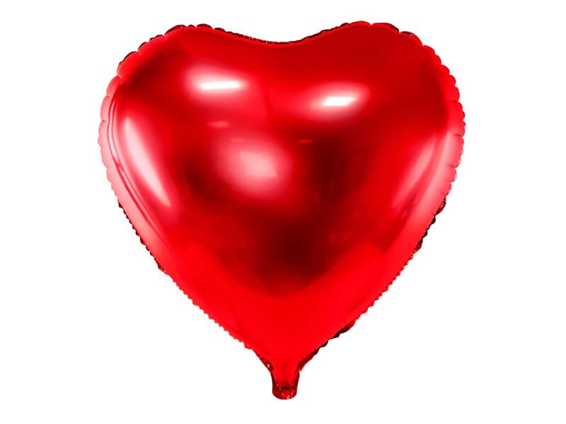 Ballon Aluminium Cœur Rouge - 45cm