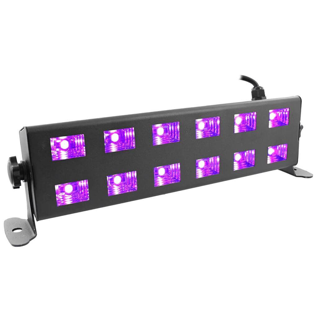 BARRE À EFFET LED/UV - UV LED BAR 12X1W - BOOMTONE DJ