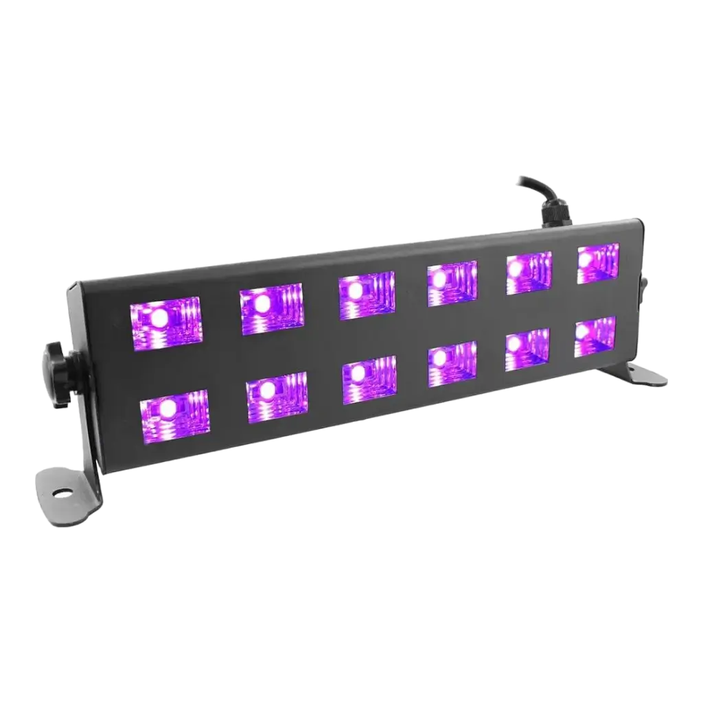 BARRE À EFFET LED/UV - UV LED BAR 12X1W - BOOMTONE DJ