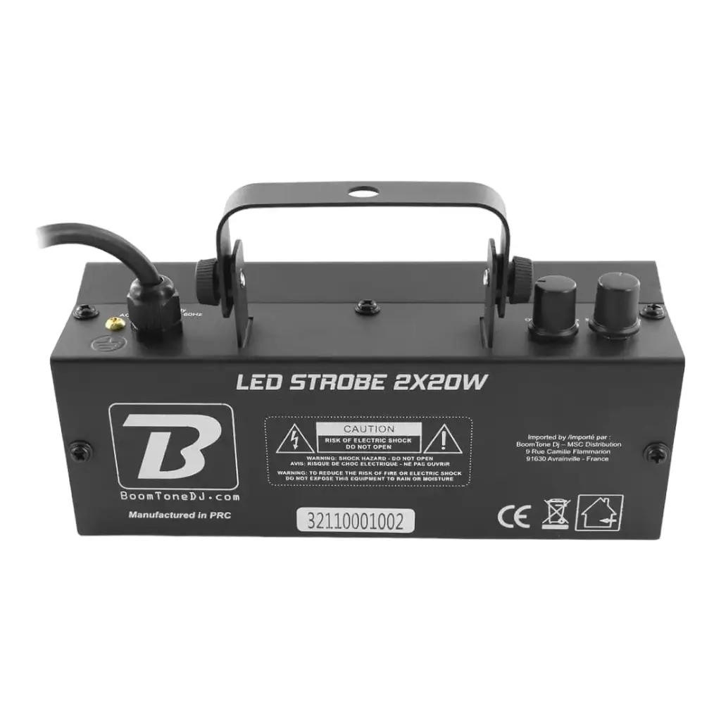 LED STROBE 2X20W - BOOMTONE DJ  - MACHINE A LED
