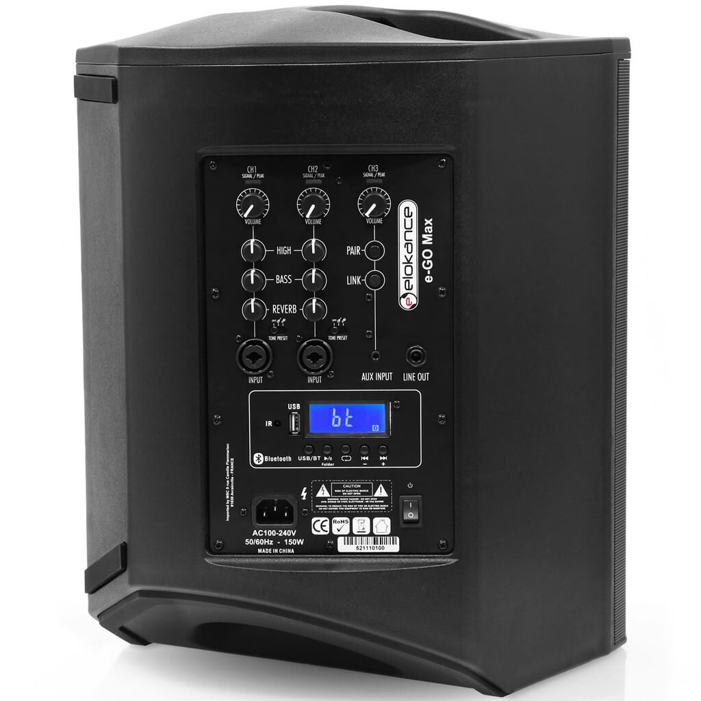 ENCEINTE PORTABLE - E-GO MAX - ELOKANCE
