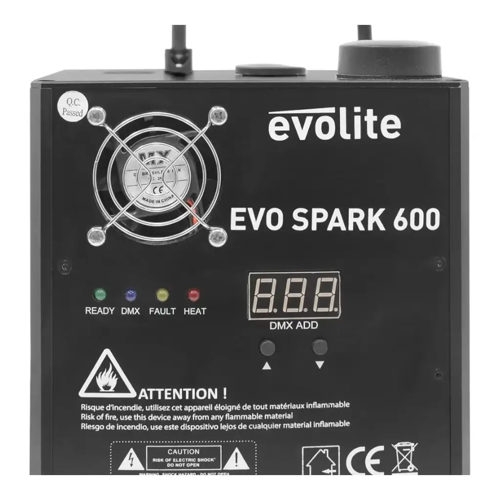 Lot de 2 Machines étincelles froides- Evo Spark 600 -Evolite