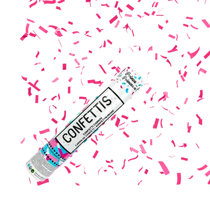 Canon confettis 30cm Rose Princesse
