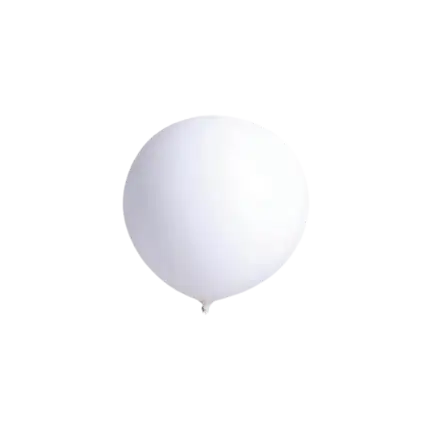 Ballon Géant Blanc 90cm -  100% Biodégradable
