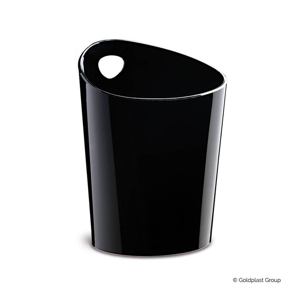 Seau à Vin Noir Multifonction - Crachoir à Dégustation Et Seau à Glace - Inoxydable - Pour Bar, Maison
