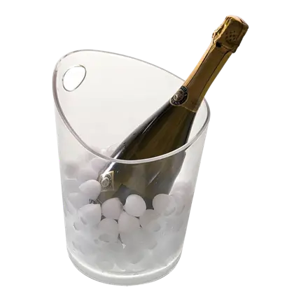 SEAU À CHAMPAGNE TRANSPARENT - 26cm