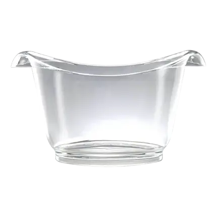 VASQUE À CHAMPAGNE TRANSPARENTE DESIGN