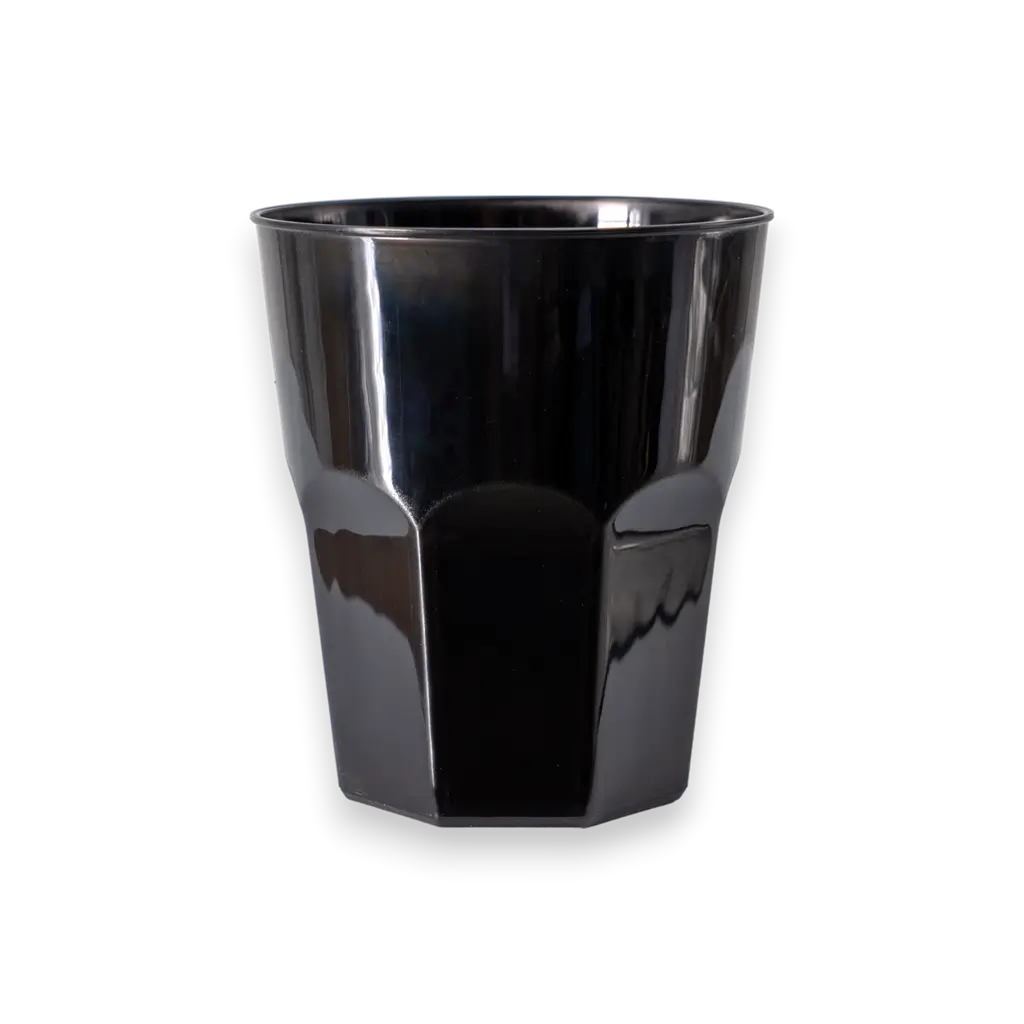 Verre à Cocktail - Noir - PP - 35cl (Lot de 20)