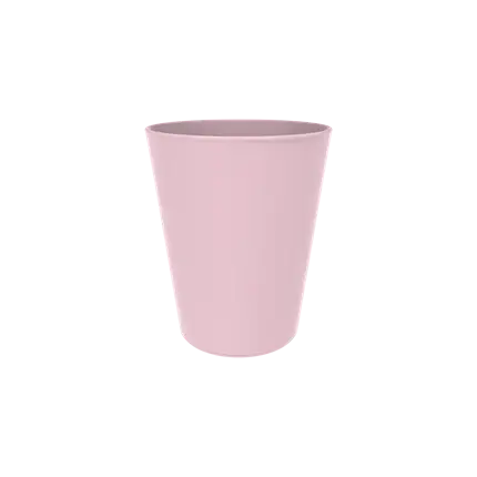 Verre Conique en PP - Rose Pastel - 33cl 