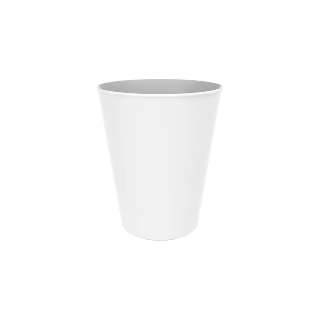 Verre Conique en PP - Blanc - 33cl 