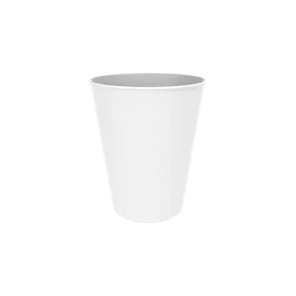 Verre Conique en PP - Blanc - 33cl 
